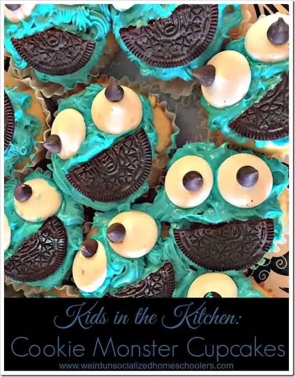 Cookie Monster Cupcakes Cookie Monster Cupcakes