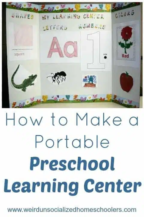 How to Make a Portable Preschool Learning Center How to Make a Portable Preschool Learning Center