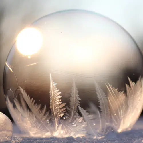 50+ Super-Cool Winter Study Ideas - frozen bubble